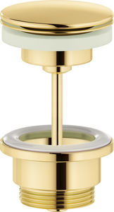 Bathroom Accessories Pop Up Waste with click-function (Polished Brass PVD)